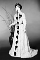 Afternoon dress, House of Worth (French, 1858–1956), silk, wool, rhinestones, French